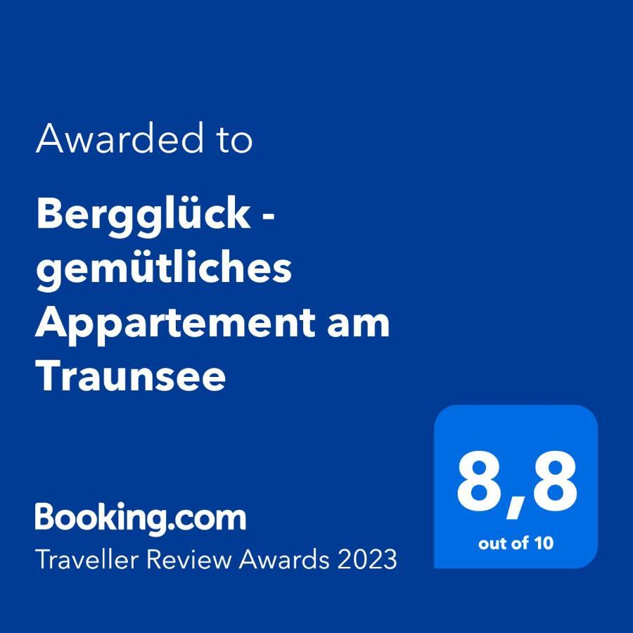 Bergglueck - Gemuetliches Appartement Am Traunsee Altmuenster Exterior photo